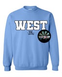 WEST (White Letters with Black Outline) T-Shirt and Sweatshirt