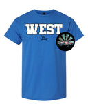 WEST (White Letters with Black Outline) T-Shirt and Sweatshirt