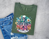Wild and Free Skeleton T-Shirt