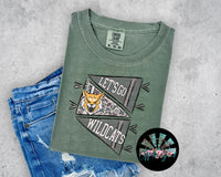 Wildcats #2 Camo Pennant Flag PNG Digital Design