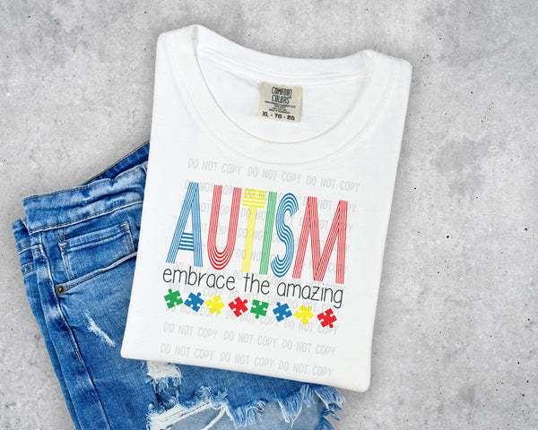 Autism Embrace the Amazing T-Shirt