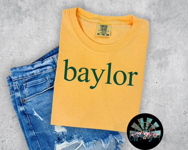 Baylor Script PNG Digital Design (YOU GET 2 DESIGNS)