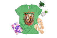 Be Strong and Courageous Tiger T-Shirt and Sweatshirt