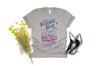 Wandering Heart Hot Pink & Navy T-Shirt and Sweatshirt