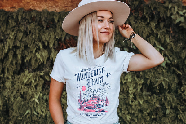 Wandering Heart Hot Pink & Navy T-Shirt and Sweatshirt