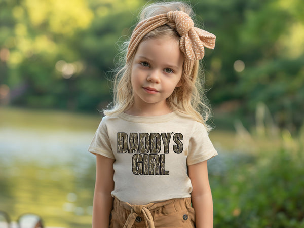 Bottomland Camo Daddy's Girl T-Shirt