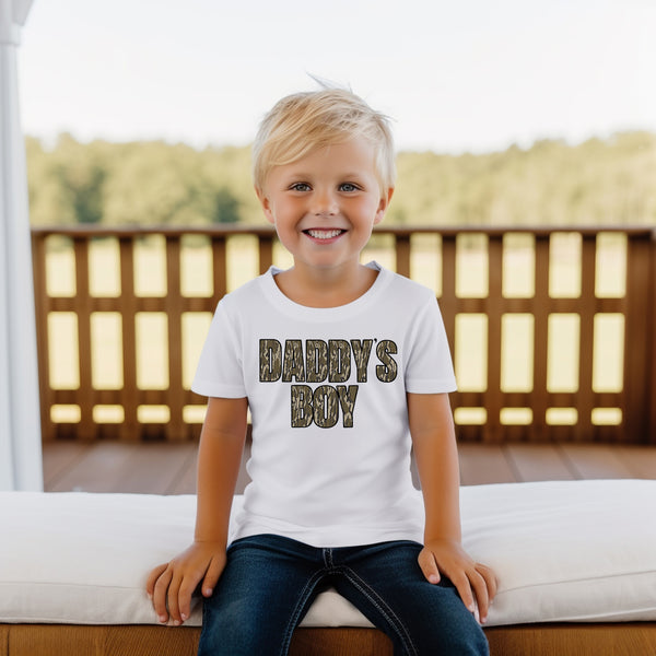 Bottomland Camo Daddy's Boy T-Shirt