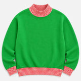 Mock Neck Sweatshirt <Holiday Colors> **PRE-ORDER**