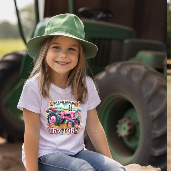 Just a Girl Who Loves Tractors T-Shirt #2