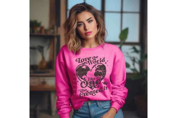 Love the World T-Shirt and Sweatshirt