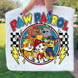 KIDS Checkered Puppy Friends T-Shirt