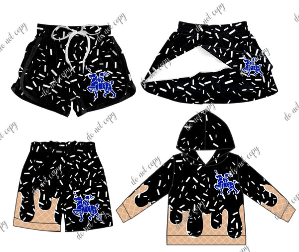 KIDS West Laurens Ice Cream Matching Clothes (Black Color) ETA Middle of October