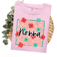 Floral Polka Dot Nonna Short Sleeve T-Shirt