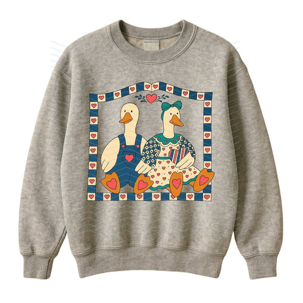 Vintage Goose Design T-Shirt and Sweatshirt