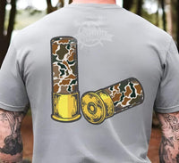 Duck Camo Shotgun Shells T-Shirt and Sweatshirt