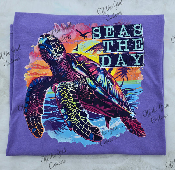 Seas the Day Turtle T-Shirt