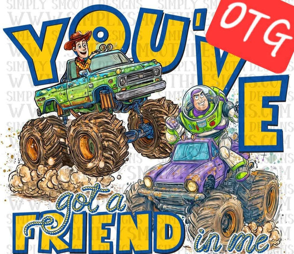KIDS Monster Truck Andy's Toys T-Shirt