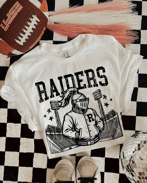 Letterman Jacket Raiders T-Shirt and Sweatshirt