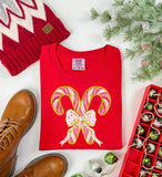 Pink and Red Candy Canes T-Shirt and Sweatshirt