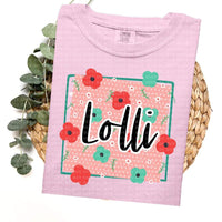 Floral Polka Dot Lolli Short Sleeve T-Shirt