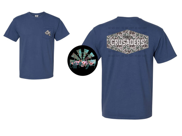 KIDS Retro Camo Trinity Crusaders T-Shirt