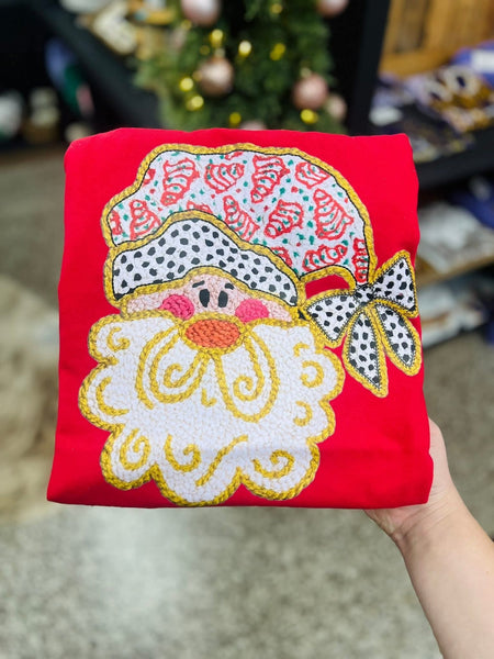 KIDS Santa with Christmas Tree Cake Hat T-Shirt and Sweatshirt