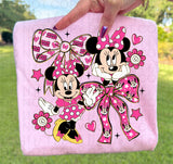 KIDS Minnie Bow Collage T-Shirt