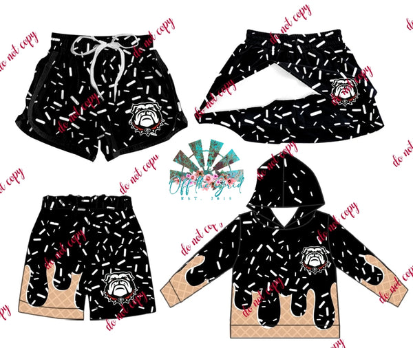 KIDS GA Bulldog Ice Cream Matching Clothes ETA Middle of October