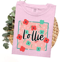 Floral Polka Dot Lollie Short Sleeve T-Shirt