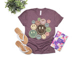 Leopard Smiley Face Group T-Shirt and Sweatshirt