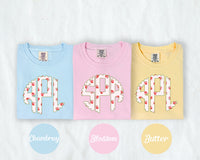 Strawberry Monogram Short Sleeve T-Shirt