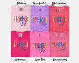 Tie Dye Faux Glitter Para Life T-Shirt