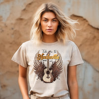 Brown Take me to Nashville T-Shirt