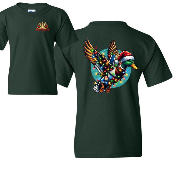 KIDS Christmas Flying Mallard Duck T-Shirt