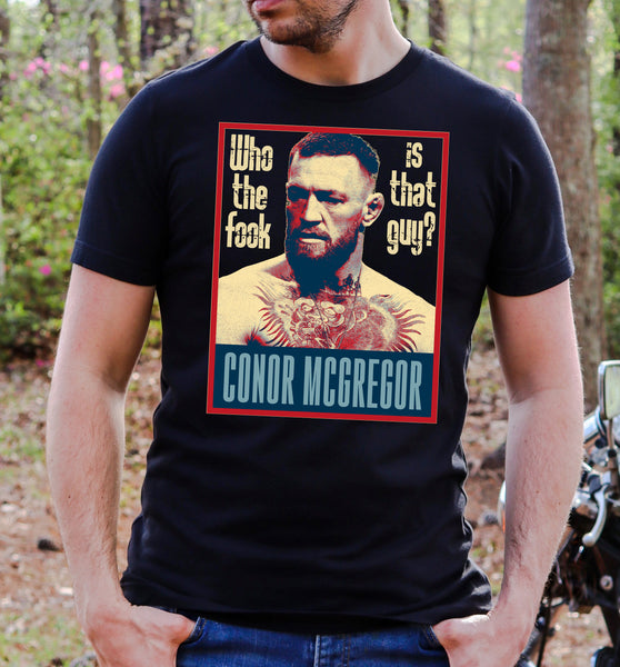 Who the fook is that guy? Connor McGregor Short Sleeve T-Shirt