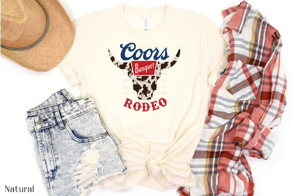 Cowhide Banquet Rodeo T-Shirt