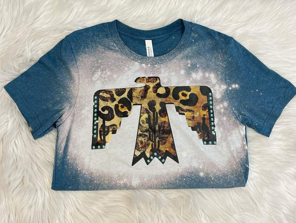 Leopard Thunderbird Bleached T-Shirt