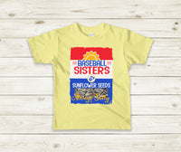 T-Ball/Baseball Sisters Always Salty Baseball Tee