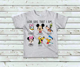 God Says I am.... M!ckey T-Shirt