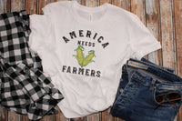 America Needs Farmers Corn T-Shirt